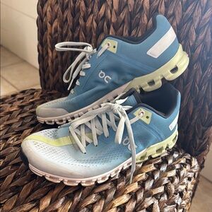 ON Running Blue and Green Sneakers